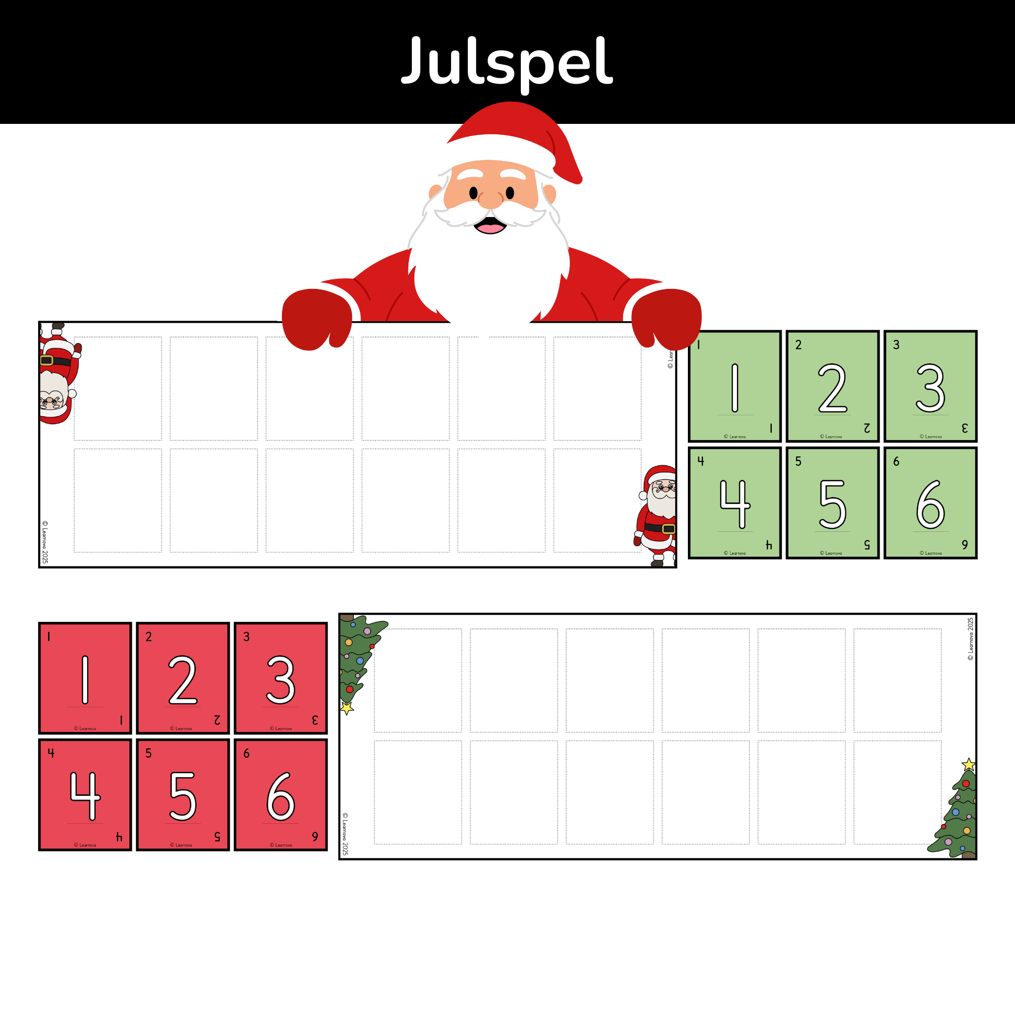 Julspel - Från prickar till tal