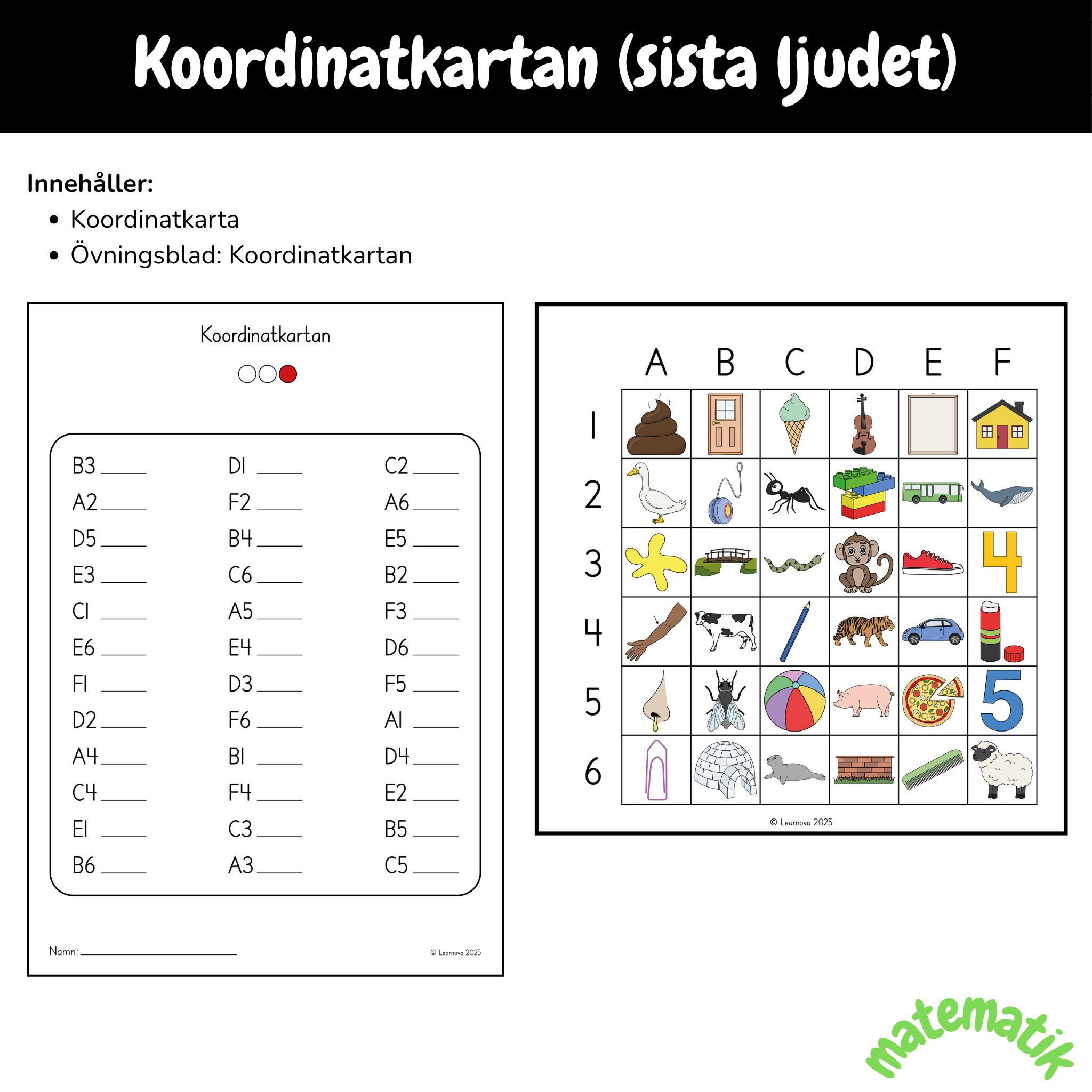 Hitta sista ljudet bakom koordinaten - Koordinatkartan