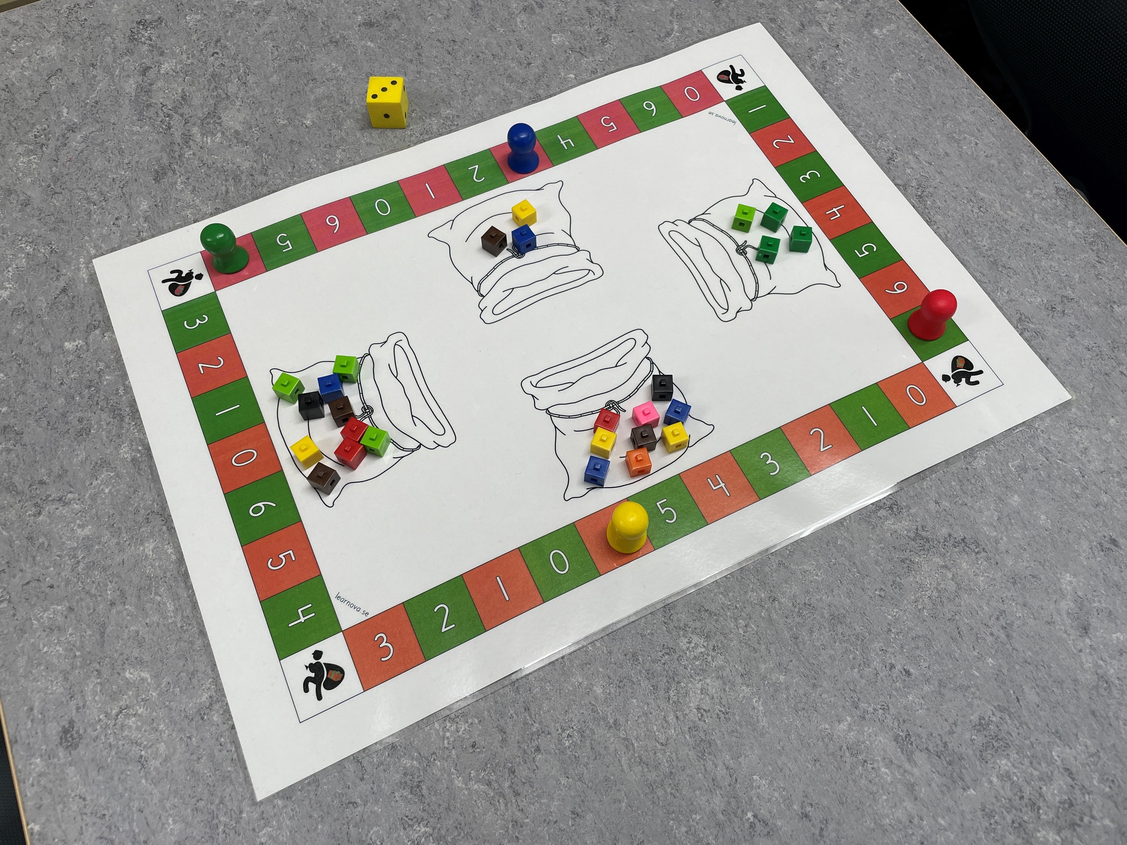 Julklappsjakten - Spelplan