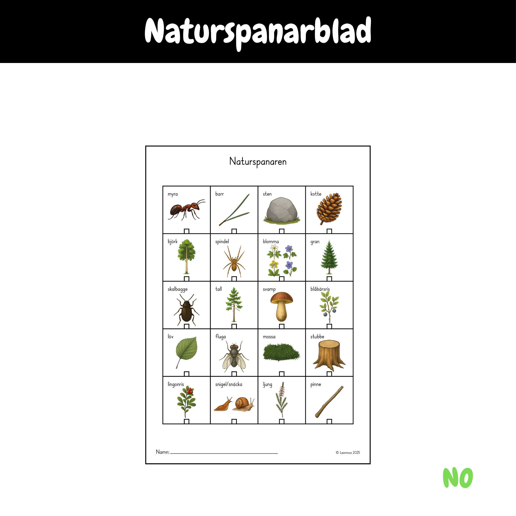 Naturspanarblad