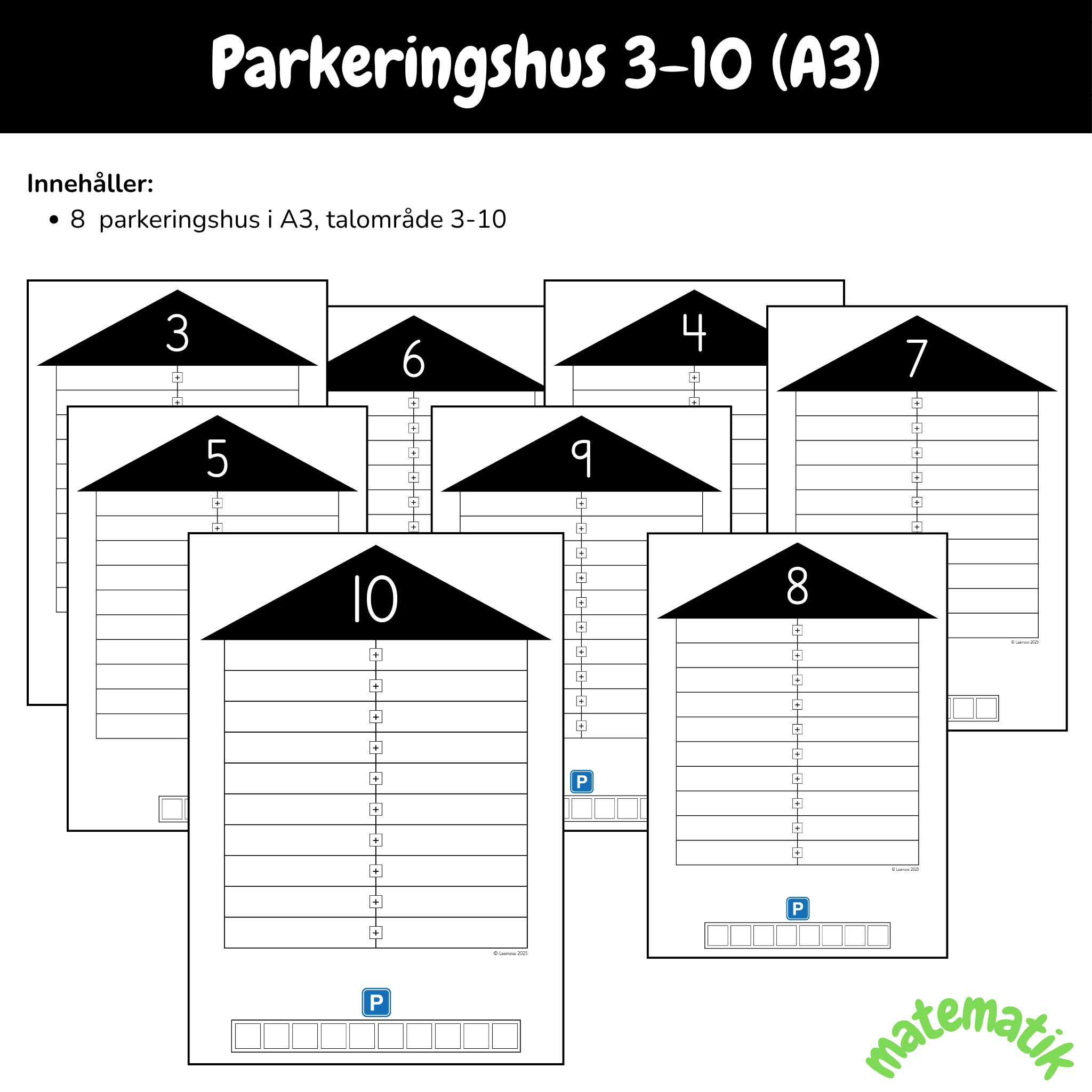 Parkeringshus i A3 talområde 3-10