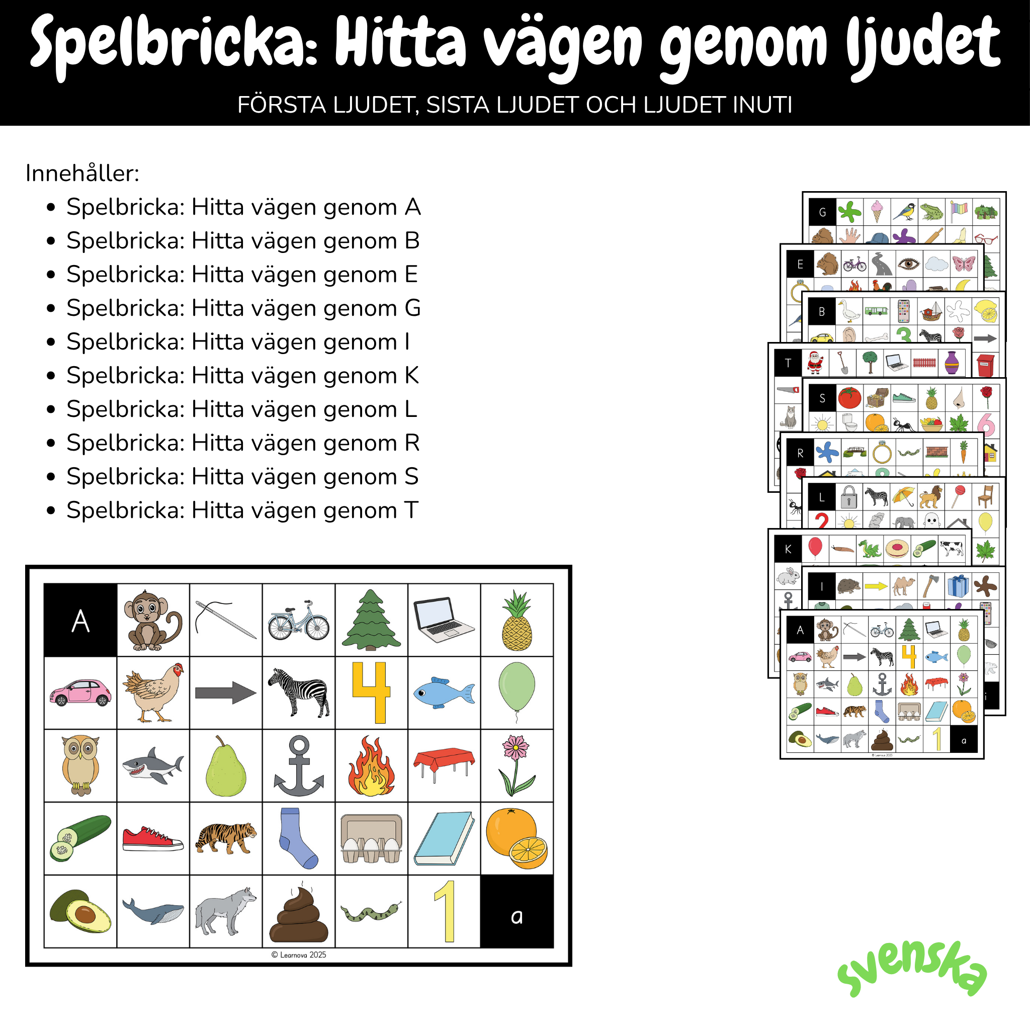 Spelbrickor - Hitta vägen genom ljudet