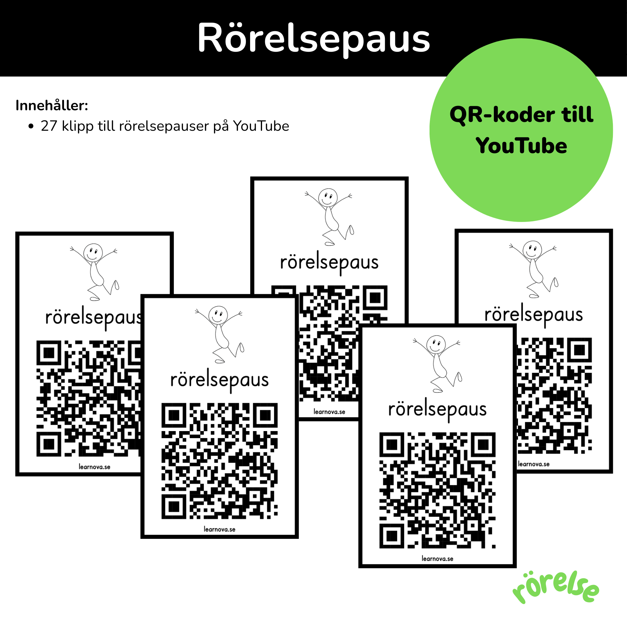 QR-koder till rörelseklipp på YouTube