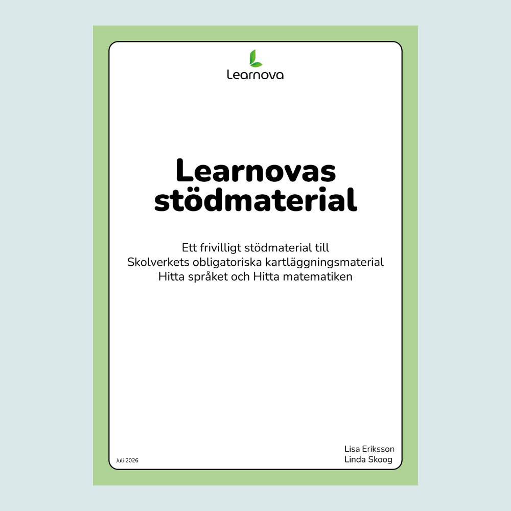 Stödmaterial till Hitta språket och Hitta matematiken (går att ladda ner inom kort!)