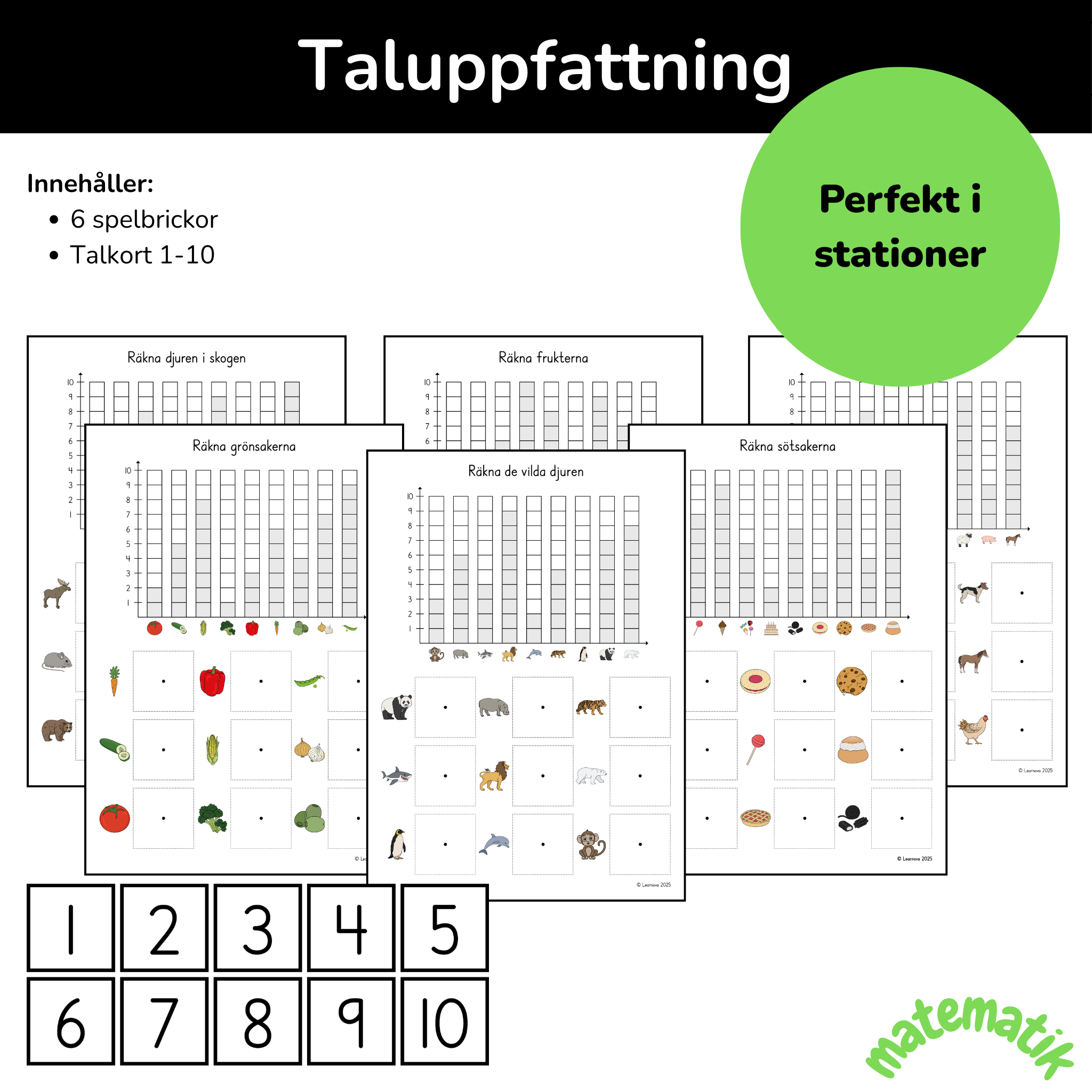 Spelbrickor - Avläs diagrammet