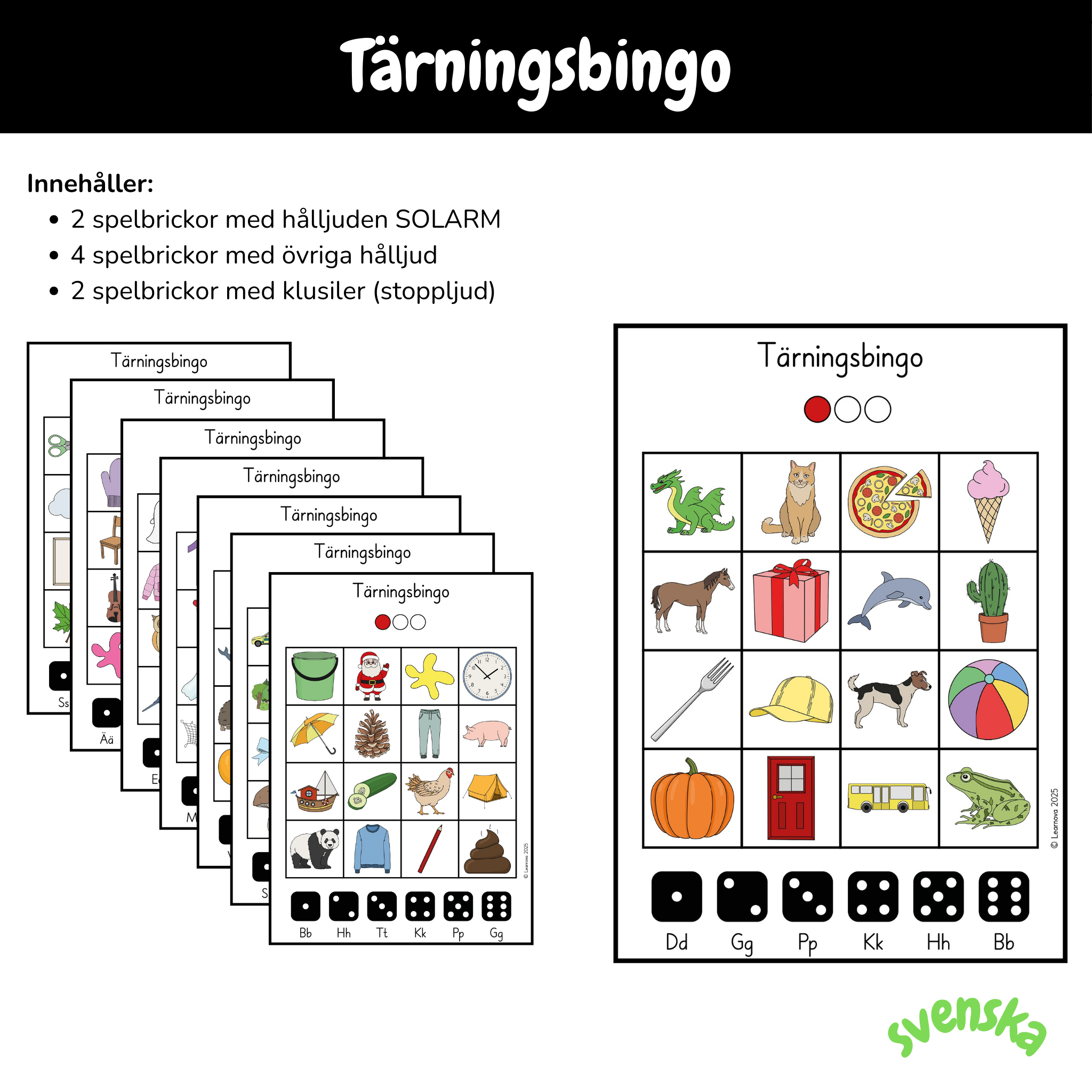 Tärningsbingo - Första ljudet