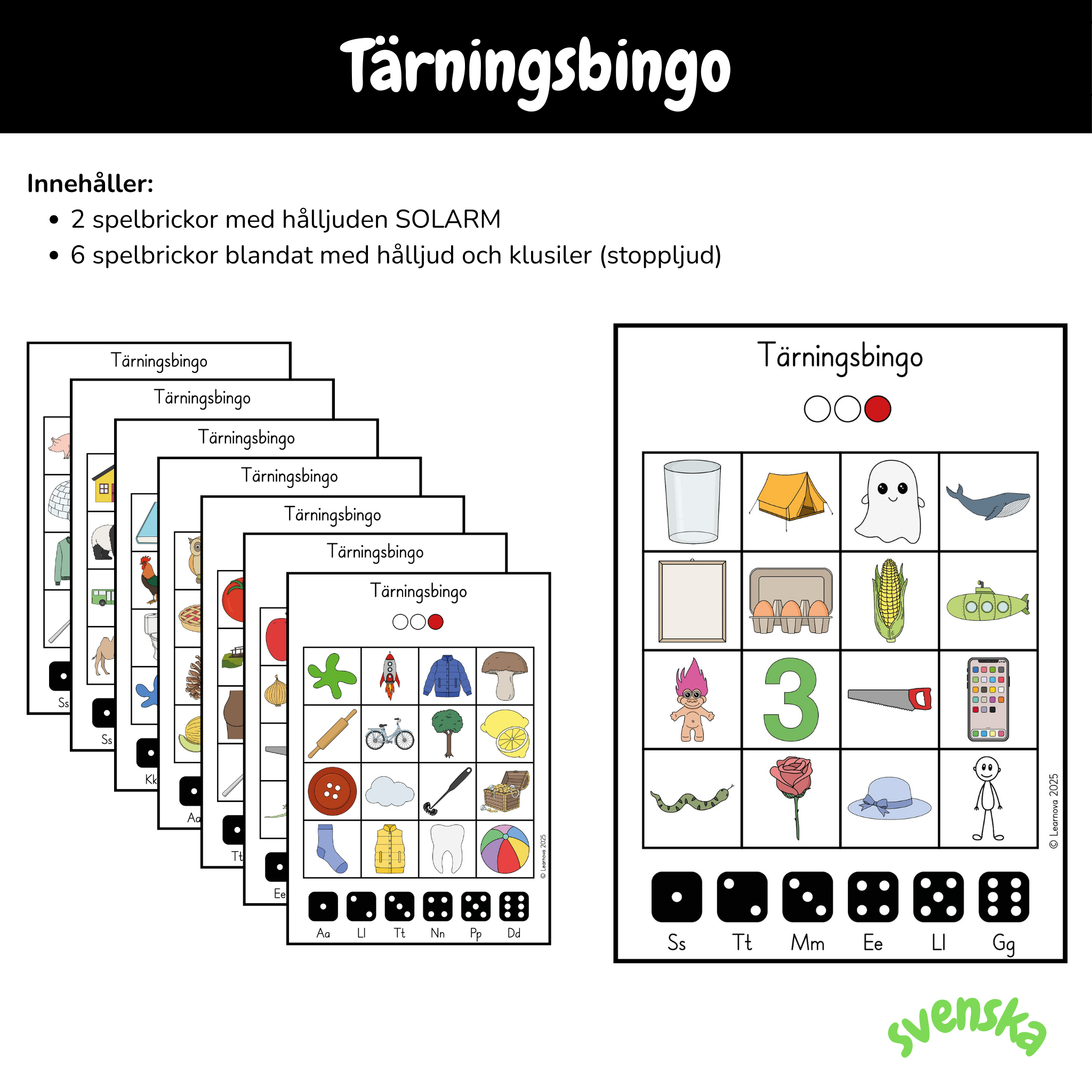 Tärningsbingo - Sista ljudet
